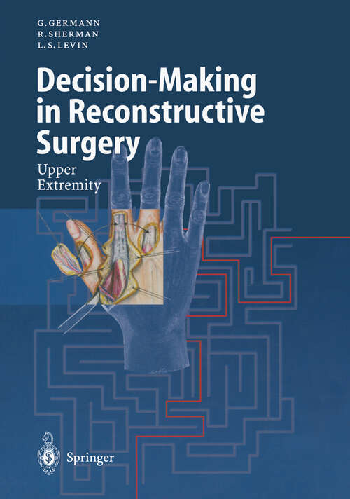 Book cover of Decision-Making in Reconstructive Surgery: Upper Extremity (2000)