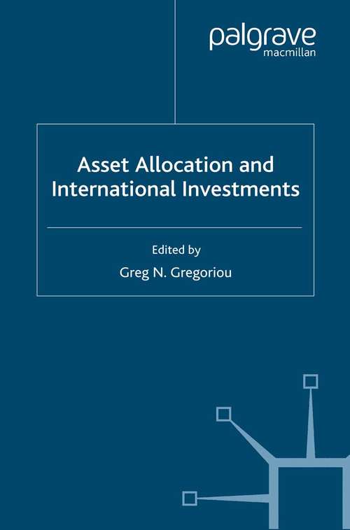 Book cover of Asset Allocation and International Investments (2007) (Finance and Capital Markets Series)