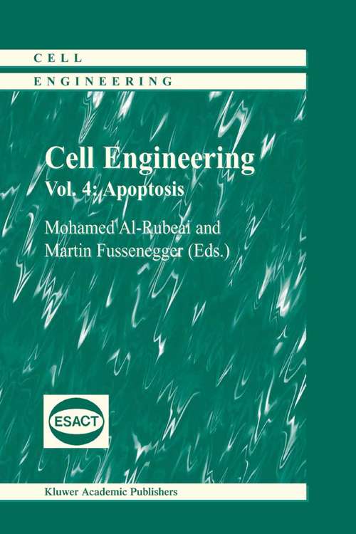 Book cover of Cell Engineering: Apoptosis (pdf) (2004) (Cell Engineering #4)