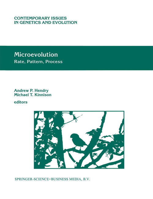 Book cover of Microevolution Rate, Pattern, Process (2001) (Contemporary Issues in Genetics and Evolution #8)