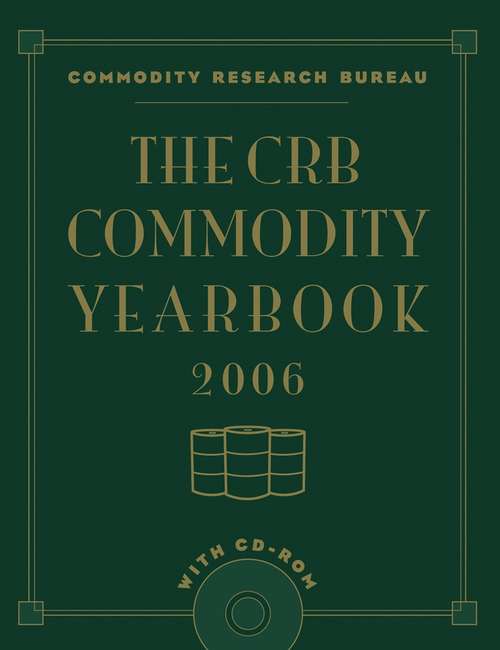 Book cover of The CRB Commodity Yearbook 2006 with CD-ROM