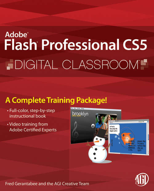 Book cover of Flash Professional CS5 Digital Classroom (Digital Classroom)