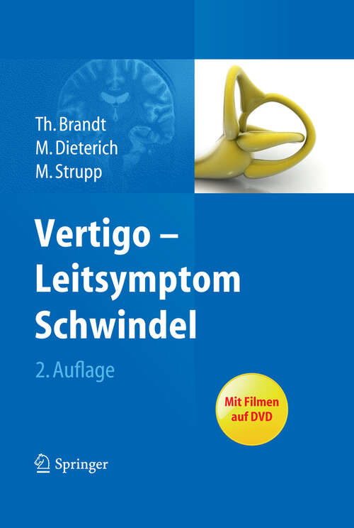 Book cover of Vertigo - Leitsymptom Schwindel (2. Aufl. 2013)