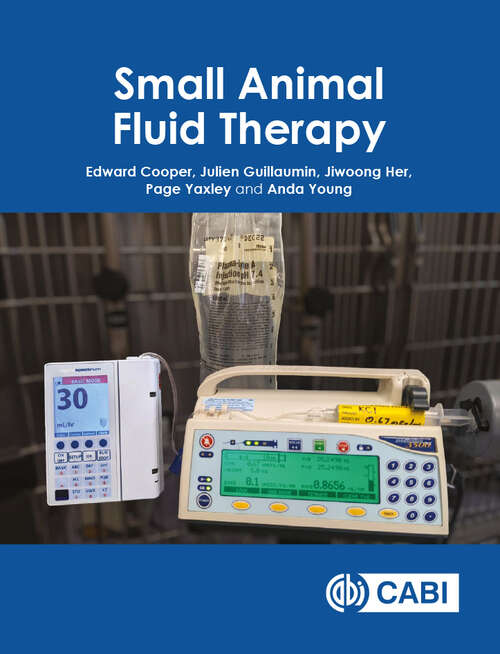 Book cover of Small Animal Fluid Therapy