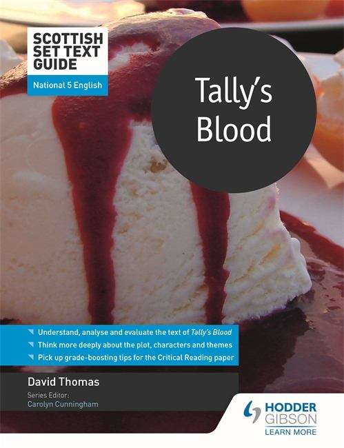 Book cover of Scottish Set Text Guide: Tally’s Blood for National 5 English (Scottish Set Text Guides)