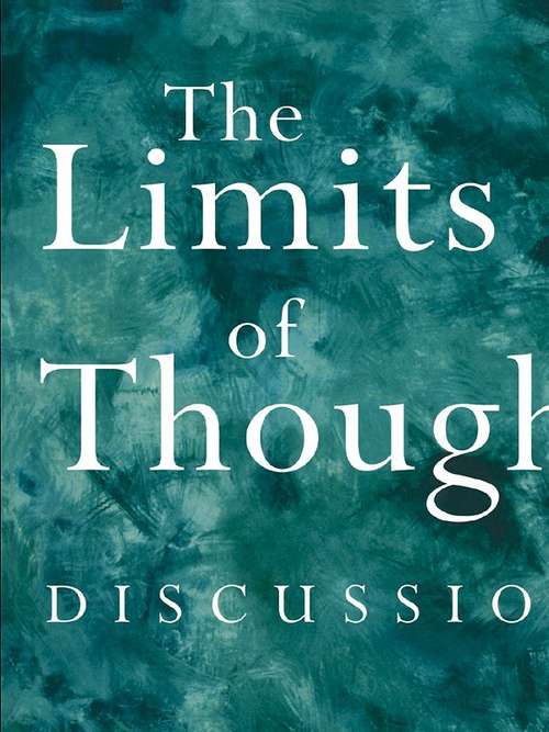 Book cover of The Limits of Thought: Discussions between J. Krishnamurti and David Bohm