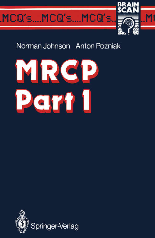 Book cover of MRCP Part I (1986) (MCQ's...Brainscan)