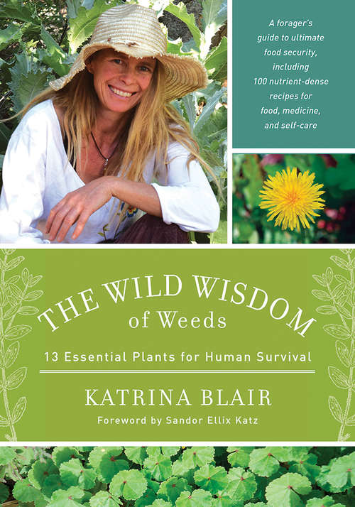 Book cover of The Wild Wisdom of Weeds: 13 Essential Plants for Human Survival