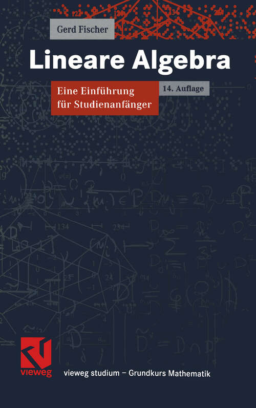 Book cover of Lineare Algebra (14., durchges. Aufl. 2003) (vieweg studium; Grundkurs Mathematik)