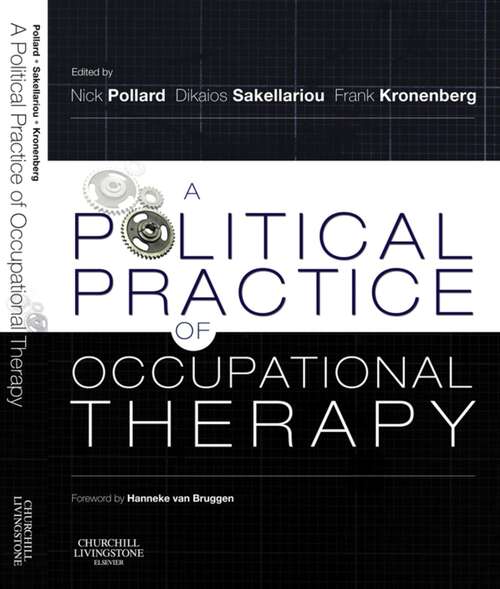 Book cover of A Political Practice of Occupational Therapy