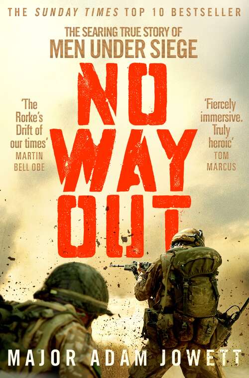 Book cover of No Way Out: The Searing True Story of Men Under Siege