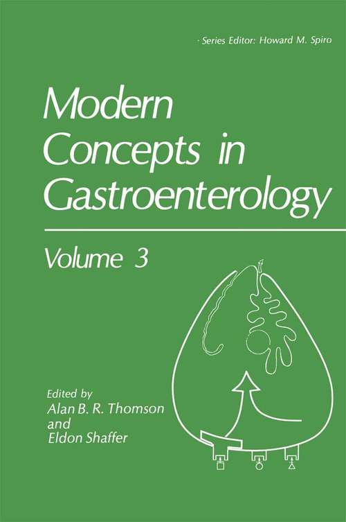 Book cover of Modern Concepts in Gastroenterology (1992) (Topics in Gastroenterology)