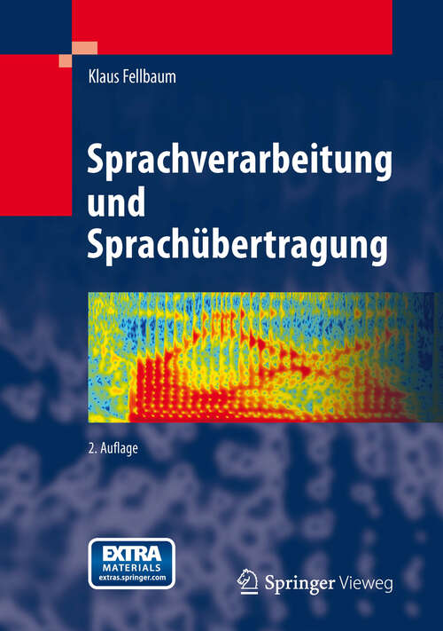 Book cover of Sprachverarbeitung und Sprachübertragung (2. Aufl. 2012)