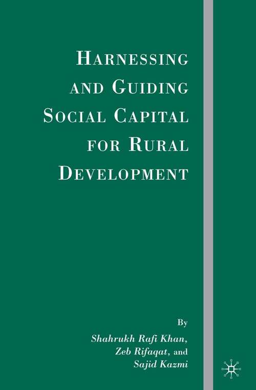 Book cover of Harnessing and Guiding Social Capital for Rural Development (2007)