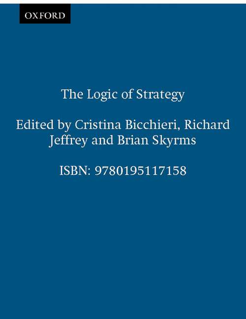 Book cover of The Logic of Strategy