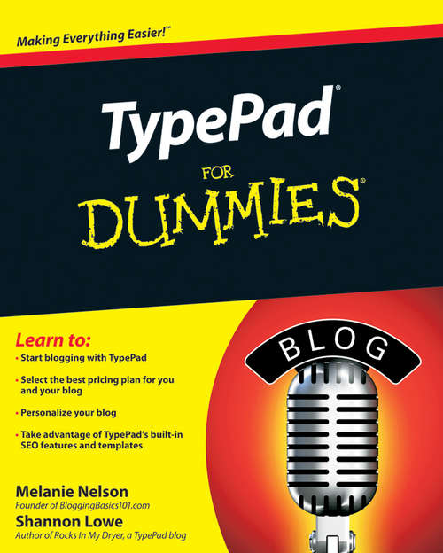 Book cover of TypePad For Dummies