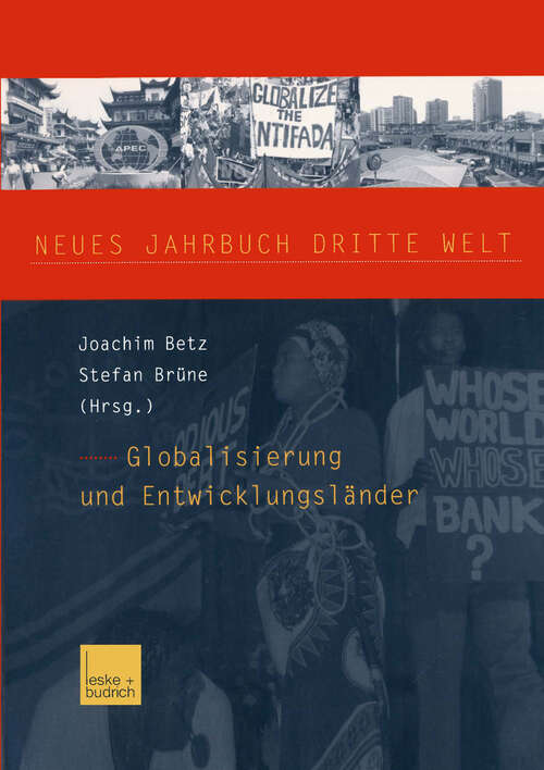 Book cover of Neues Jahrbuch Dritte Welt: Globalisierung und Entwicklungsländer (2003)