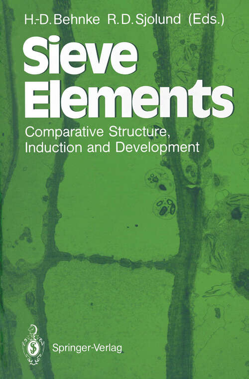 Book cover of Sieve Elements: Comparative Structure, Induction and Development (1990)