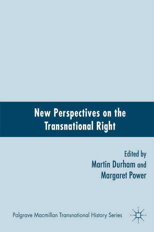 Book cover of New Perspectives on the Transnational Right (2010) (Palgrave Macmillan Transnational History Series)