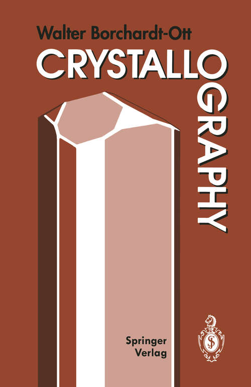 Book cover of Crystallography (1993)