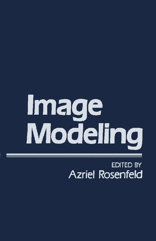 Book cover of Image Modeling