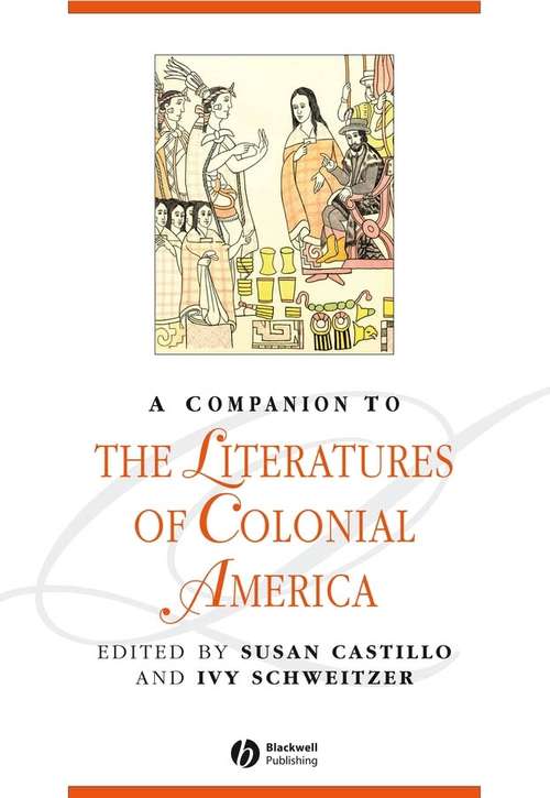 Book cover of A Companion to the Literatures of Colonial America (Blackwell Companions to Literature and Culture)