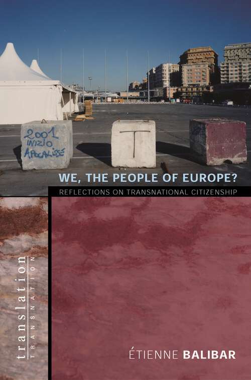 Book cover of We, the People of Europe?: Reflections on Transnational Citizenship