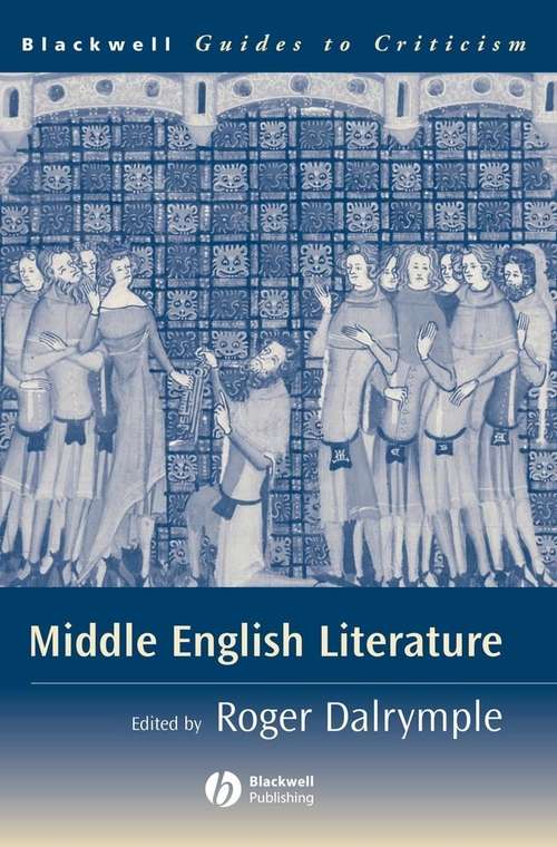 Book cover of Middle English Literature (Blackwell Guides to Criticism)