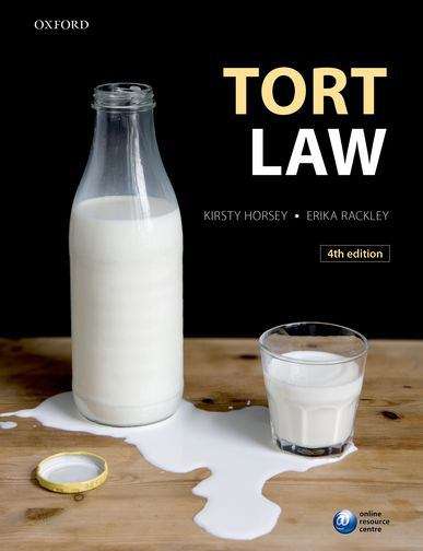 Book cover of Tort Law