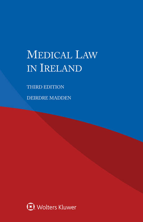 Book cover of Medical Law in Ireland (3)