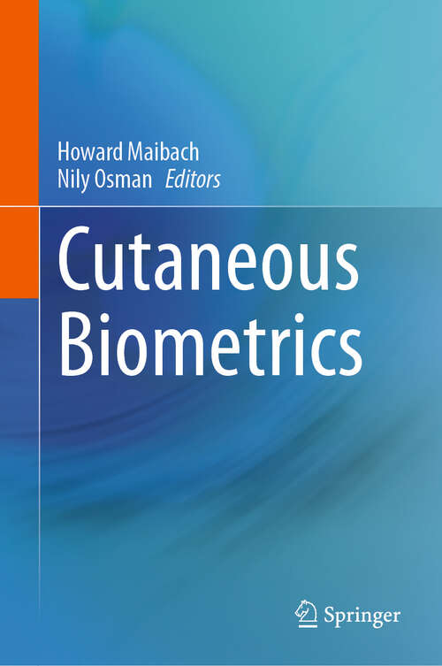 Book cover of Cutaneous Biometrics