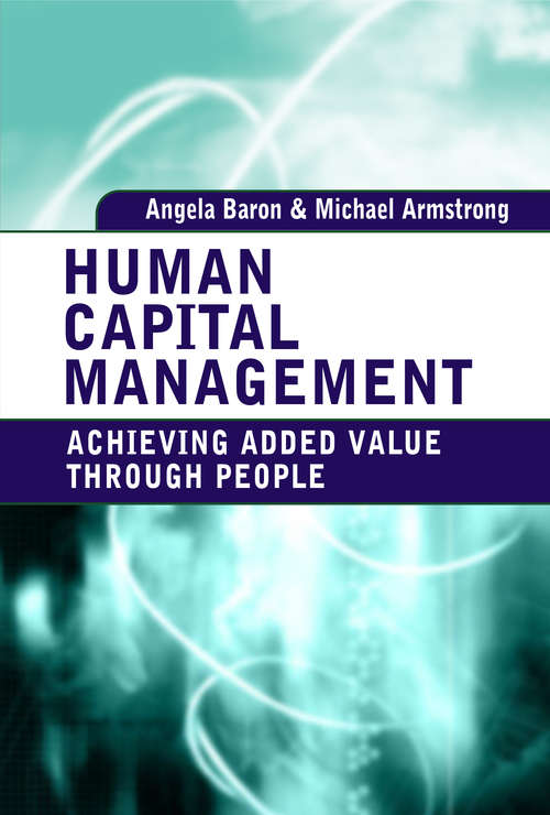 Book cover of Human Capital Management: Achieving Added Value Through People