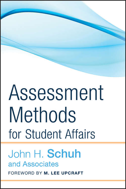 Book cover of Assessment Methods for Student Affairs