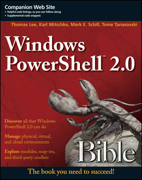 Book cover of Windows PowerShell 2.0 Bible (Bible #725)