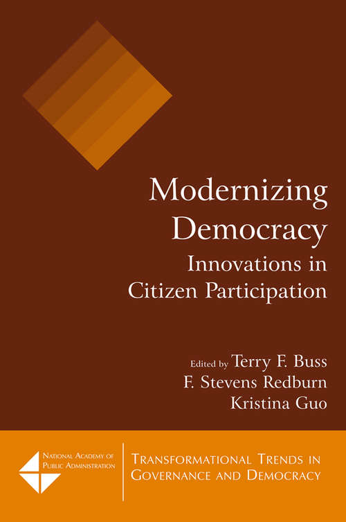 Book cover of Modernizing Democracy: Innovations in Citizen Participation