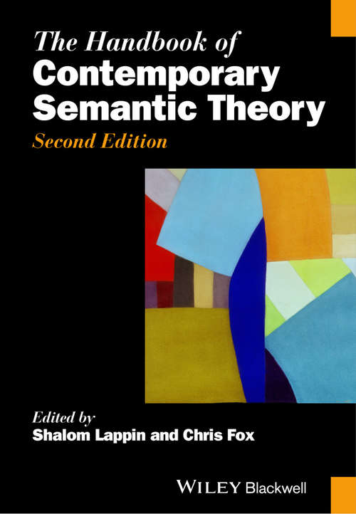 Book cover of The Handbook of Contemporary Semantic Theory (2) (Blackwell Handbooks in Linguistics)