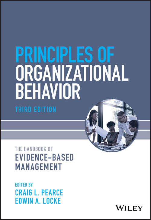 Book cover of Principles of Organizational Behavior: The Handbook of Evidence-Based Management (3)
