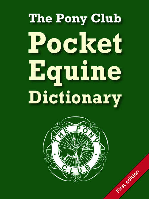 Book cover of POCKET EQUINE DICTIONARY