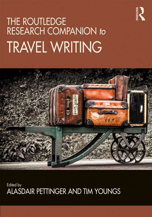 Book cover of The Routledge Research Companion to Travel Writing