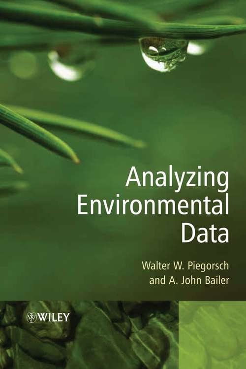 Book cover of Analyzing Environmental Data