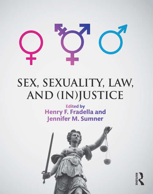 Book cover of Sex, Sexuality, Law, and (In)justice