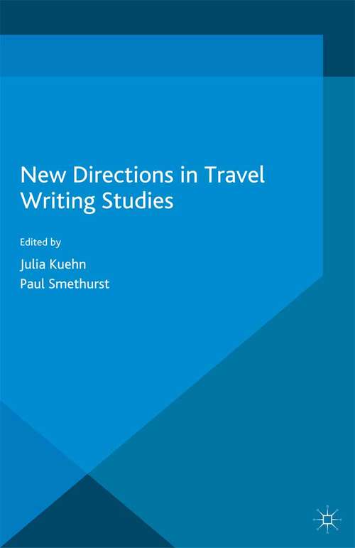 Book cover of New Directions in Travel Writing Studies (2015)