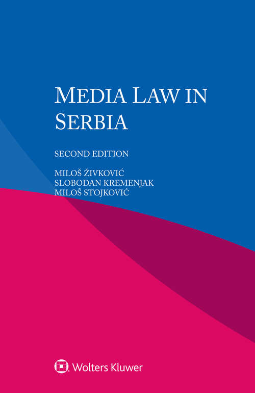 Book cover of Media Law in Serbia (2)