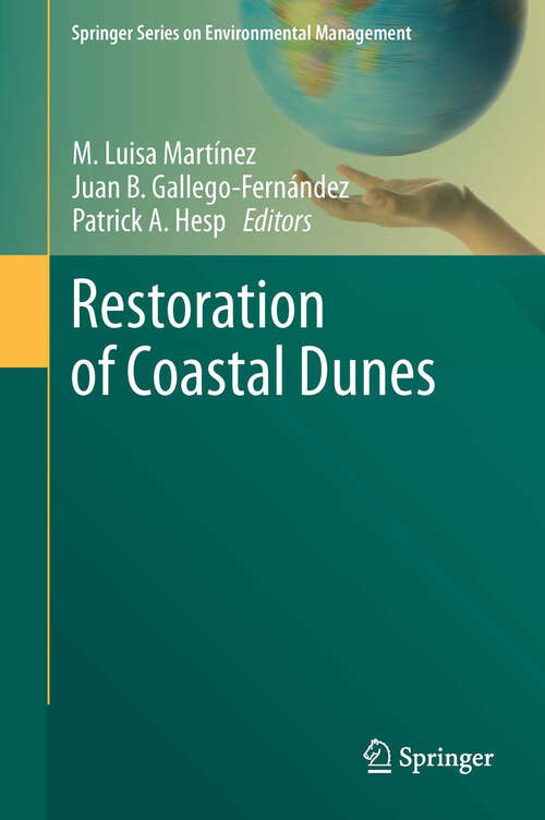 Book cover of Restoration of Coastal Dunes (2013) (Springer Series on Environmental Management)