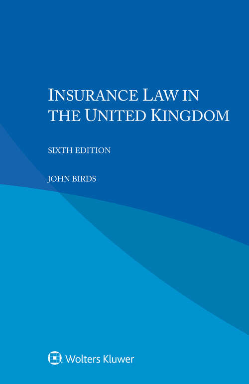 Book cover of Insurance Law in the United Kingdom (6)