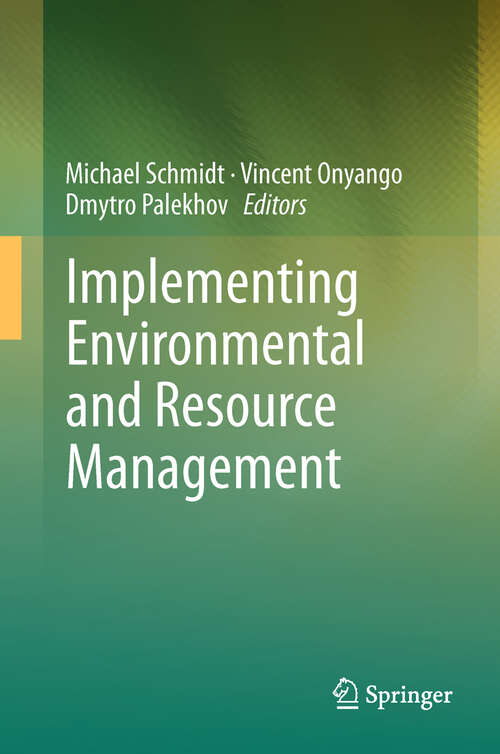 Book cover of Implementing Environmental and Resource Management (2011)