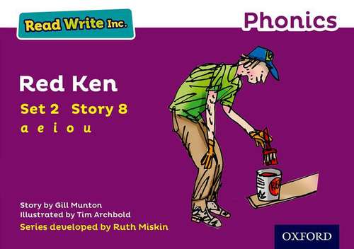 Book cover of Read Write Inc. Phonics: Purple Set 2 Storybook 8 Red Ken