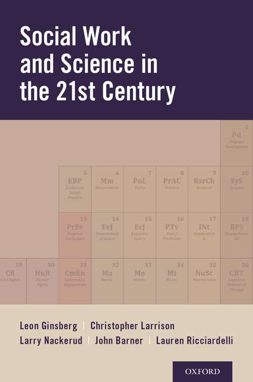 Book cover of Social Work and Science in the 21st Century