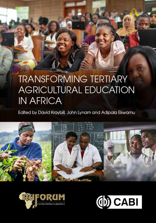 Book cover of Transforming Tertiary Agricultural Education in Africa