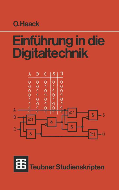 Book cover of Einführung in die Digitaltechnik (4. Aufl. 1980) (Teubner Studienskripte Technik)